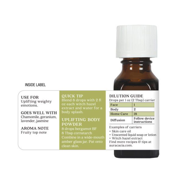 Aura Cacia Essential Oil Bergamot, 0.5 oz - Image 5