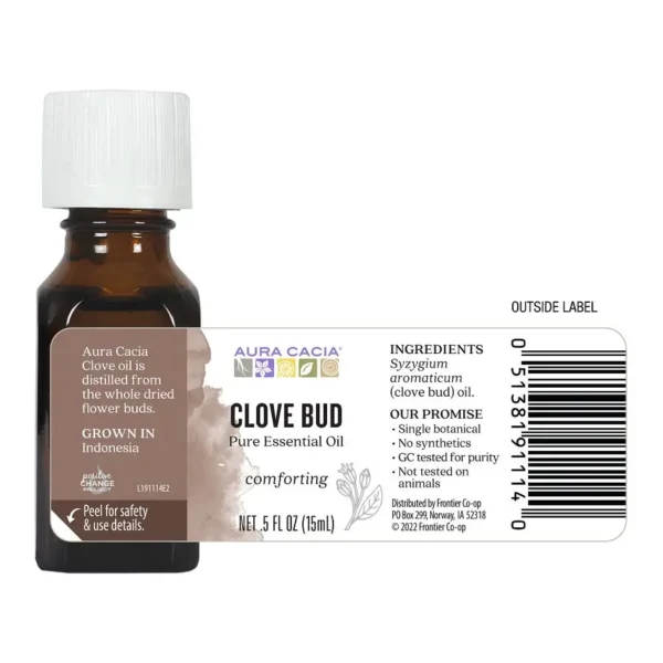 Aura Cacia Essential Oil Clove Bud, 0.5 oz - Image 5