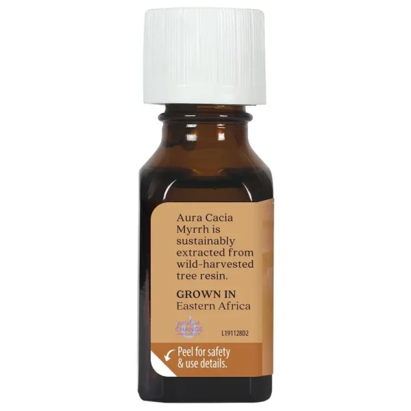 Aura Cacia Essential Oil Myrrh, 0.5 oz - Image 3