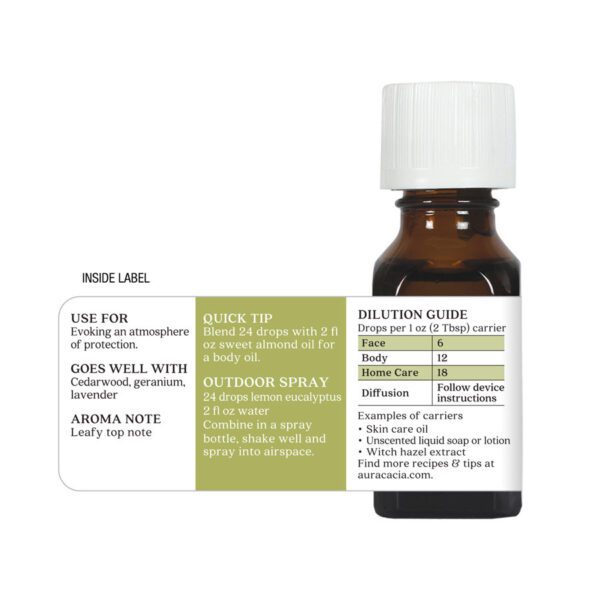 Aura Cacia Essential Oil Awakening Lemon Eucalyptus, 0.5 oz - Image 8