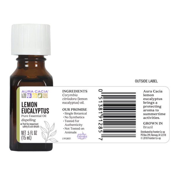 Aura Cacia Essential Oil Awakening Lemon Eucalyptus, 0.5 oz - Image 7