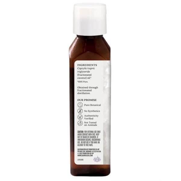 Aura Cacia Coconut Fractionated Skin Care Oil, 4 fl.oz. - Image 3