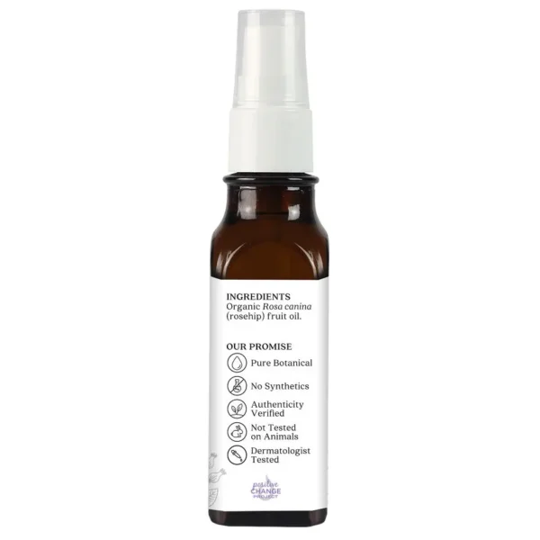 Aura Cacia Organic Rosehip Oil with Vitamin E Natural Skin Care, 1 oz - Image 2