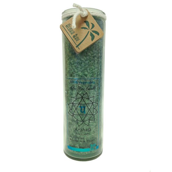 Aloha Bay Unscented Chakra Energy Green Candle 16 oz.