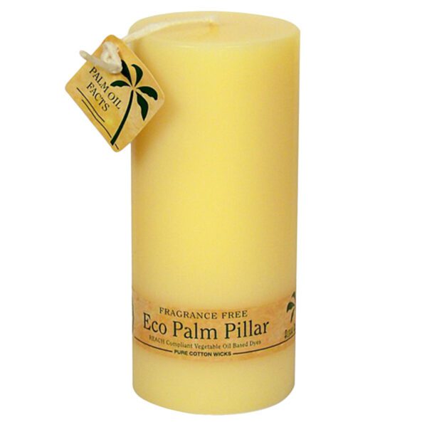 Aloha Bay Unscented Cream Pillar Candle 2.25 x 5