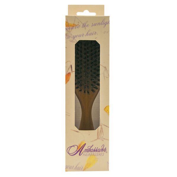 Ambassador Hairbrushes Oval, Veined Wood