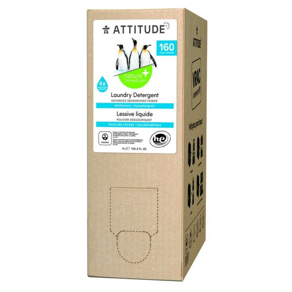 Attitude Bulk To Go Laundry Detergent, Wildflower Household