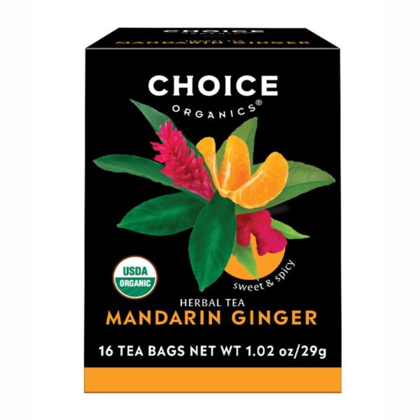 Choice Teas Orange Mandarin Ginger Tea 1.02 oz.