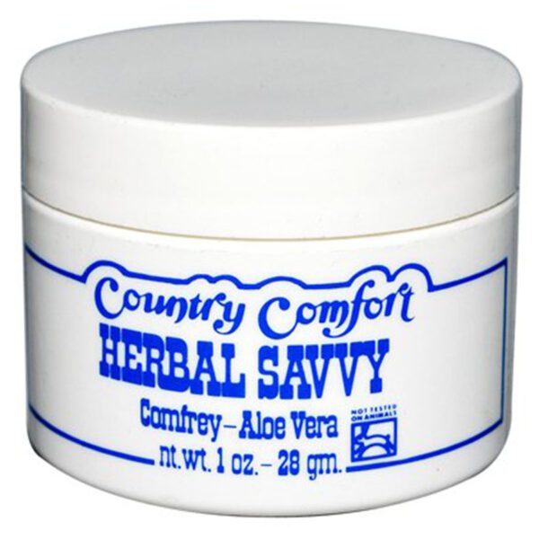 Country Comfort Herbal Savvy Salves Comfrey-Aloe Vera 1 oz.