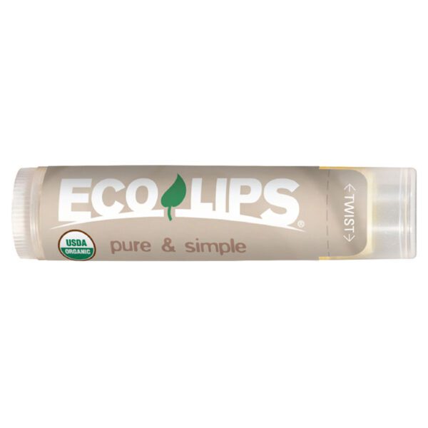 Eco Lips Coconut Pure & Simple Lip Balm 0.15 oz.