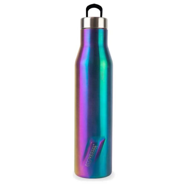 EcoVessel Aspen Water Bottle 25 oz Over The Rainbow