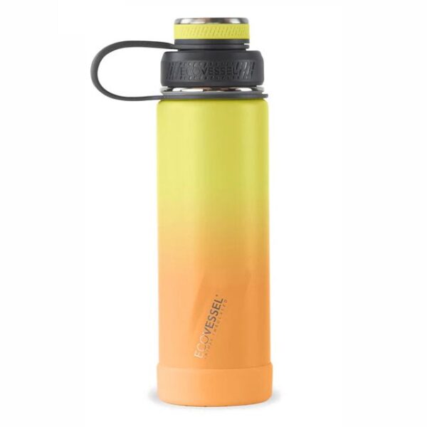 EcoVessel Boulder Water Bottle 20 oz Summer Sun