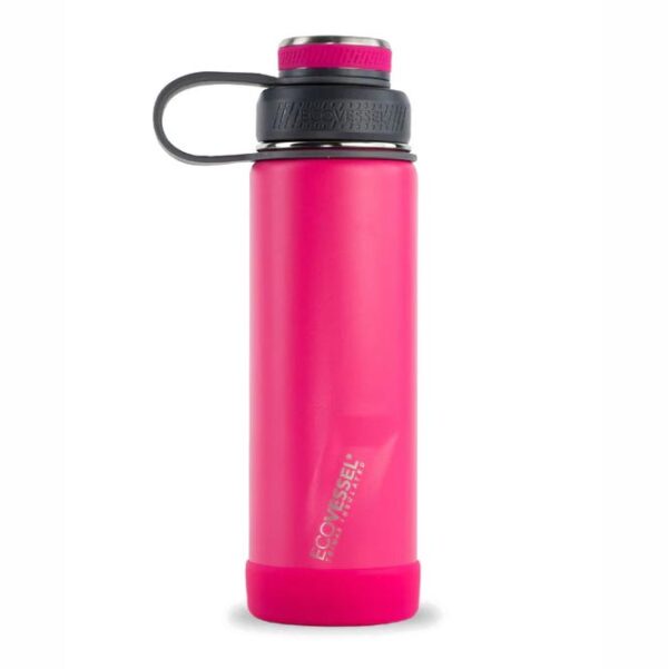 EcoVessel Boulder Water Bottle 20 oz Wild Magenta