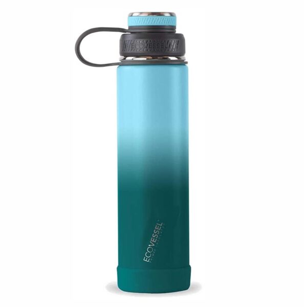 EcoVessel Boulder Water Bottle 24 oz Forest Horizon