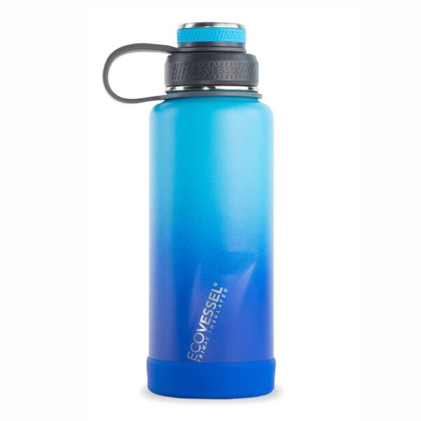 EcoVessel Boulder Water Bottle 32 oz Deep Sea