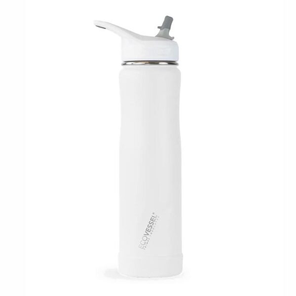 EcoVessel Summit Water Bottle 24 oz Whiteout