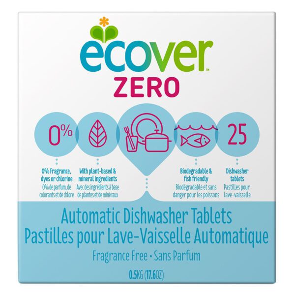 Ecover 0% Automatic Dishwasher Tablets 25 count