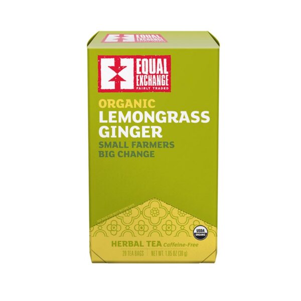 Equal Exchange Organic Lemongrass Ginger Tea Bags 20 count