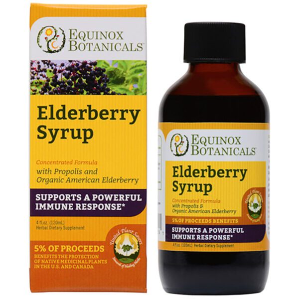 Equinox Botanicals Elderberry Syrup 4 fl. oz.