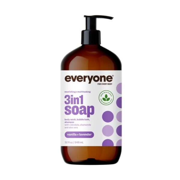 Everyone Vanilla + Lavender 3-in-1 Soap 32 fl. oz.