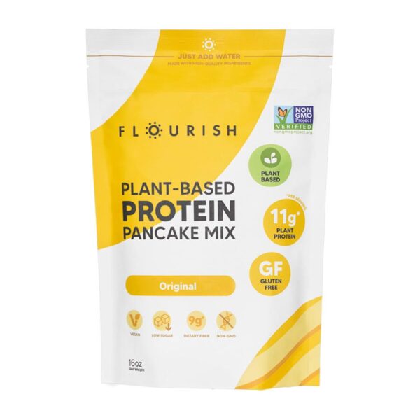 Flourish Plant Based Original Pancake Mix 15.37 oz.