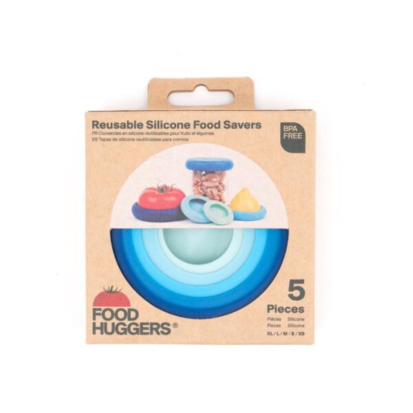 Food Huggers Ice Blue Set of 5 Huggers