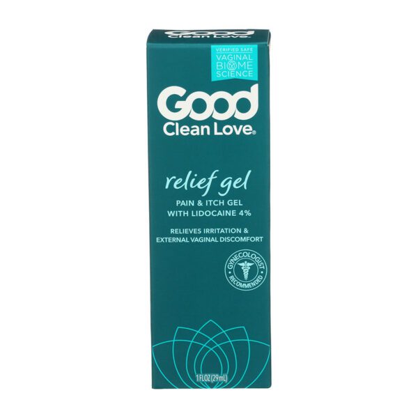 Good Clean Love Pain and Itch Relief Gel with Lidocaine 1 oz.