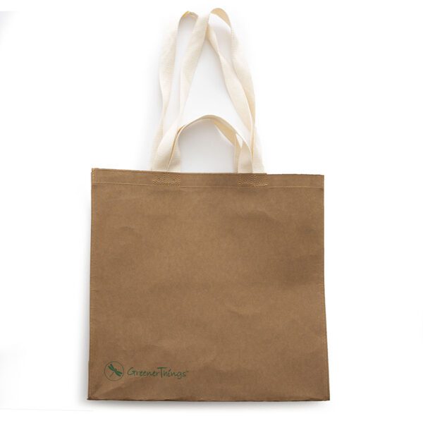 Greener Things Kraft Paper Shoulder Tote