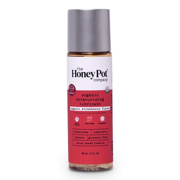 The Honey Pot Organic Water Based Strawberry Lube 2 oz.