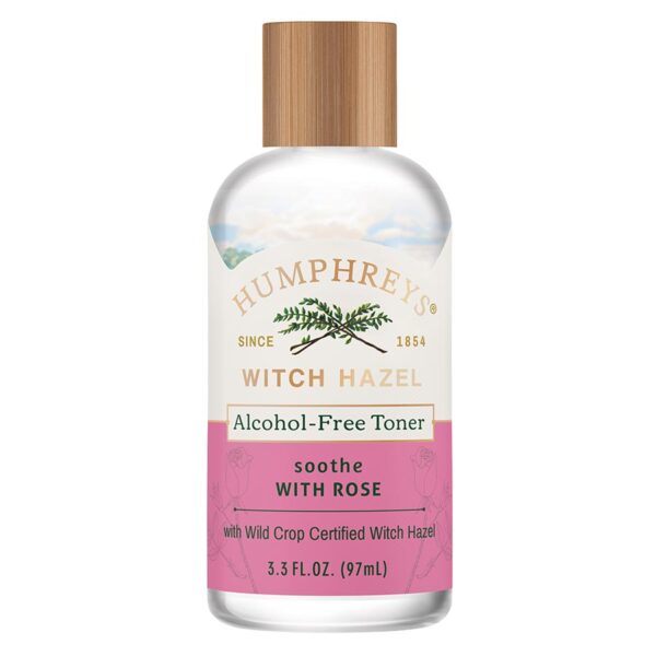 Humphreys Alcohol Free Soothe with Rose Toner 3.3 oz