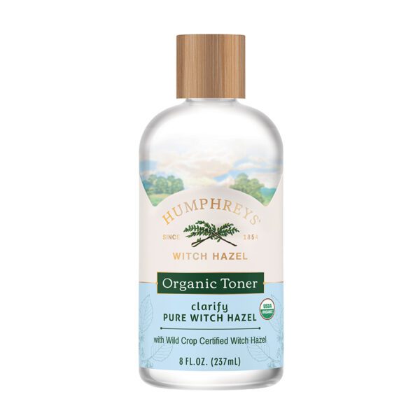 Humphreys Organic Clarify Pure Witch Hazel Toner 3.3 oz