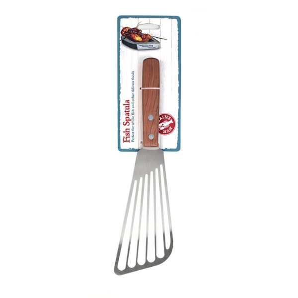 Maine Man Stainless Steel Fish Spatula with Slotted Angled Blade 11.25"