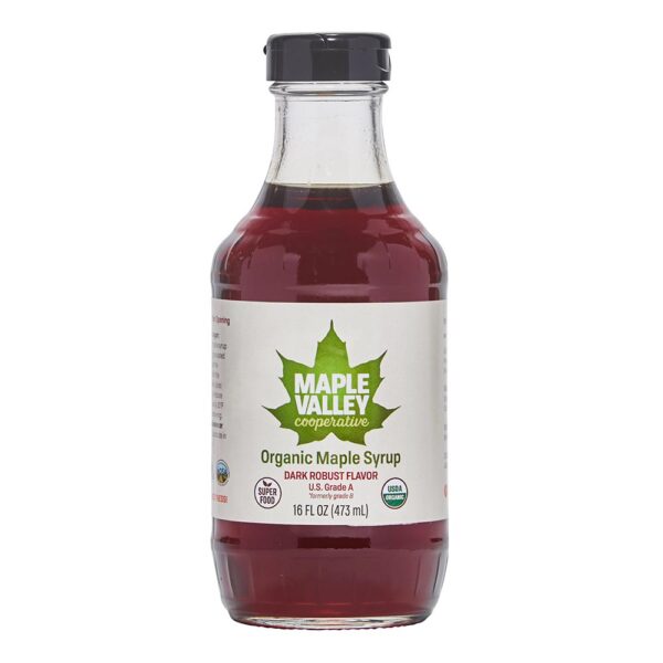 Maple Valley Cooperative Dark & Robust Organic Maple Syrup 16 fl. oz.