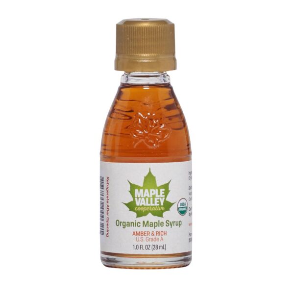 Maple Valley Cooperative Amber & Rich Organic Maple Syrup 1 fl. oz.