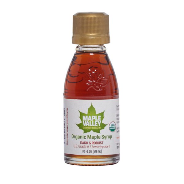 Maple Valley Cooperative Dark & Robust Organic Maple Syrup 1 fl. oz.