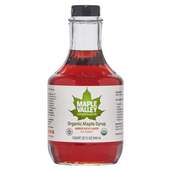 Maple Valley Cooperative Amber & Rich Organic Maple Syrup 32 fl. oz.