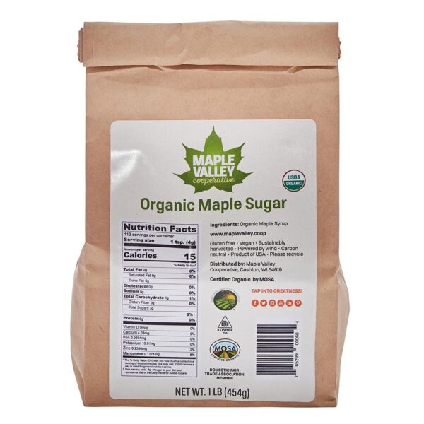 Maple Valley Cooperative Maple Sugar 1 lb. bag