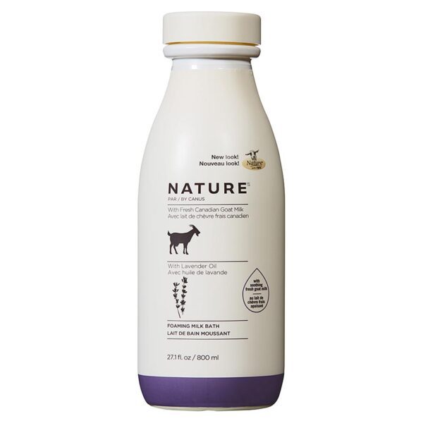 Nature by Canus Lavender Foaming Milk Bath with Fresh Goat's Milk 27.1 fl. oz