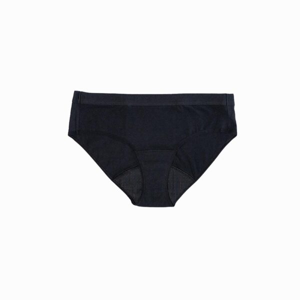 Saalt Volcanic Black XXL Cotton Brief Period Underwear