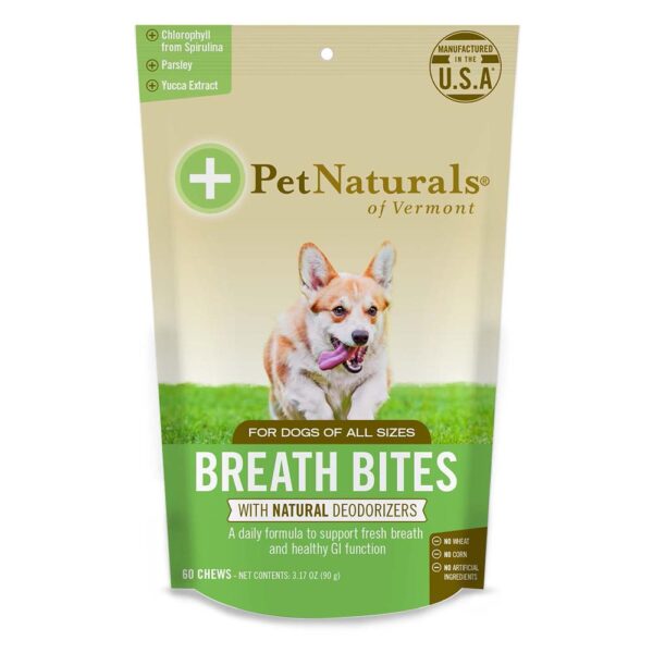 Pet Naturals Breath Bites For Dogs 60 chews