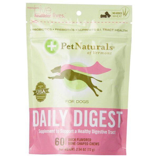 Pet Naturals Daily Digest for Dogs 60 count