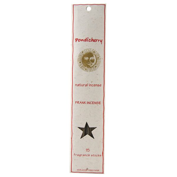 Pondicherry Natural Frankincense Incense Sticks 15 count