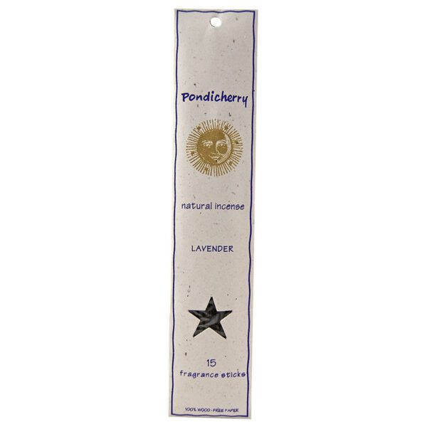 Pondicherry Natural Lavender Incense Sticks 15 count