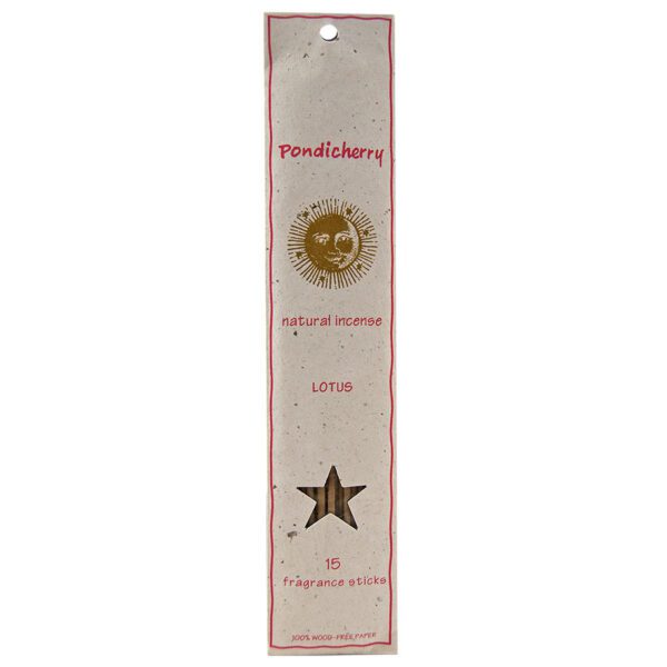 Pondicherry Natural Lots Incense Sticks 15 count