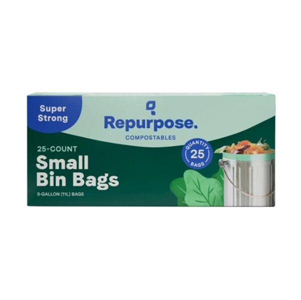 Repurpose Compostable 3 Gallon Small Bin Bags 25 count