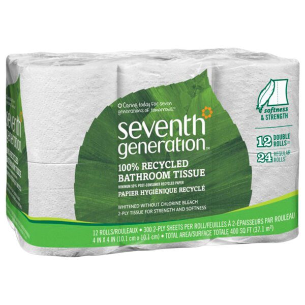 Seventh Generation 2-ply White Bath Tissue