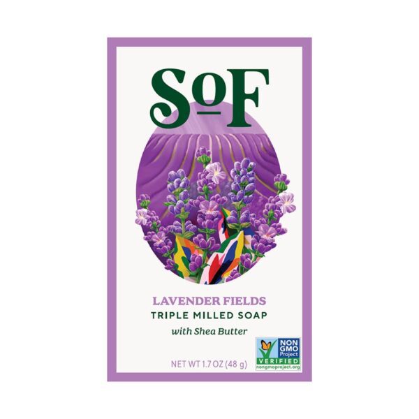 South of France Lavender Fields Triple Milled Bar Soap 1.7 oz.