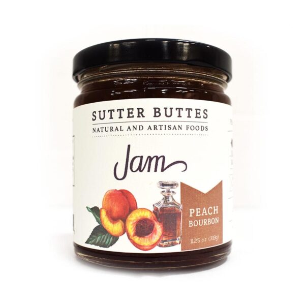 Sutter Buttes Peach Bourbon Jam 11.25 oz.