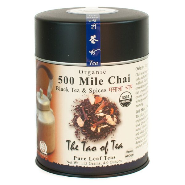 The Tao of Tea 500 Mile Chai Loose Leaf Tin 4 oz.