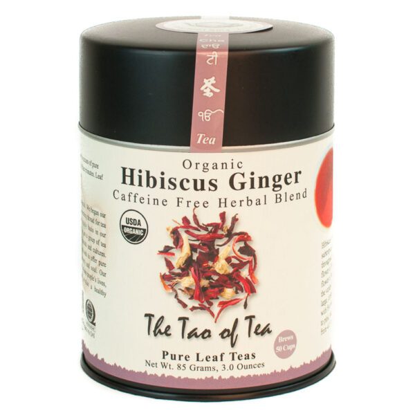 The Tao of Tea Hibiscus Ginger Loose Leaf Tins 3 oz.